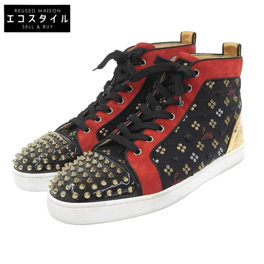 美品 Christian Louboutin クリスチャンルブタン LOU SPIKES ORLATO 