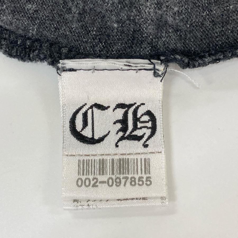 Chrome Hearts クロムハーツ グレー ヘンリーネック 7分袖 プリントT