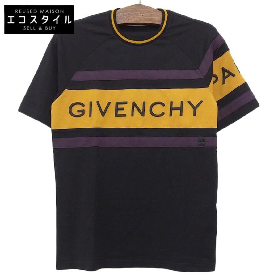 美品 GIVENCHY ジバンシィ 4Gコントラスト Tシャツ トップス メンズ 