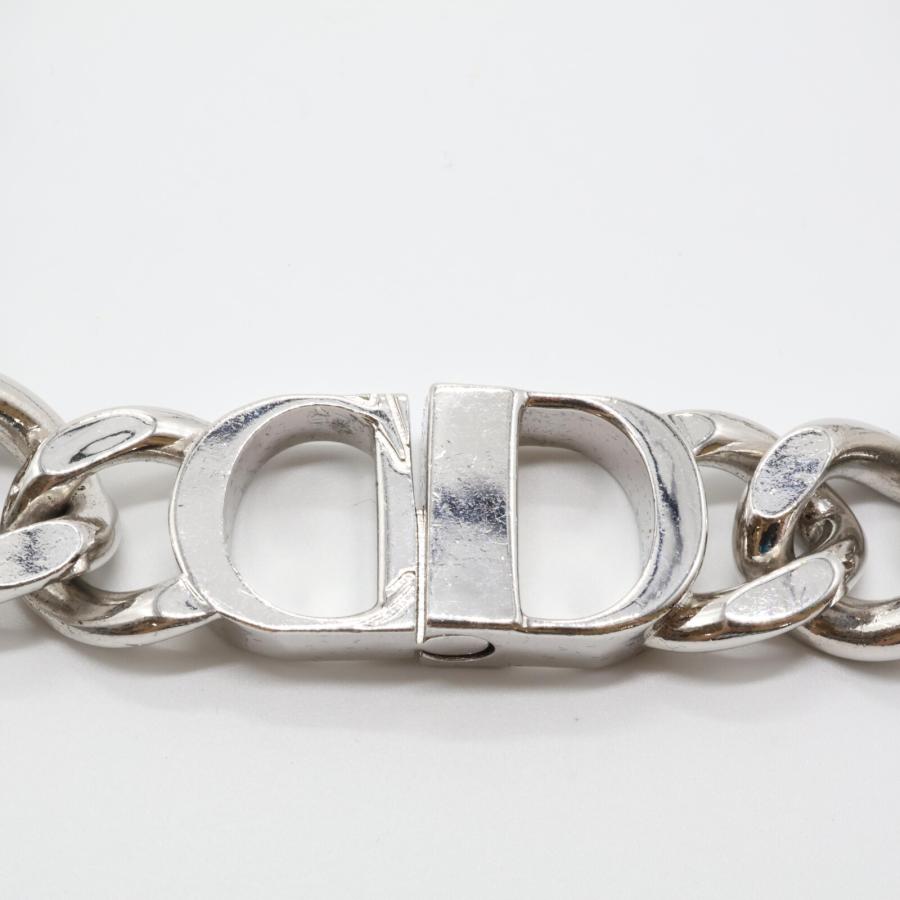Dior ディオール CD Icon チェーンリンク ネックレス シルバー Dior ディオール CD Icon チェーンリンク ネックレス シルバー