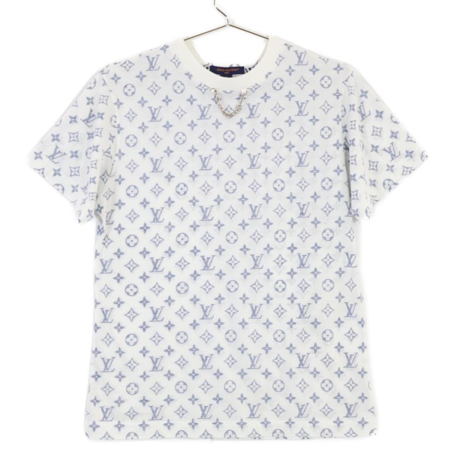 【美品】22年新作LOUIS VUITTON ルイヴィトンTシャツ　ホワイト Louis Vuitton / ルイヴィトン 22年 Tシャツ S ホワイト 【公式通販】