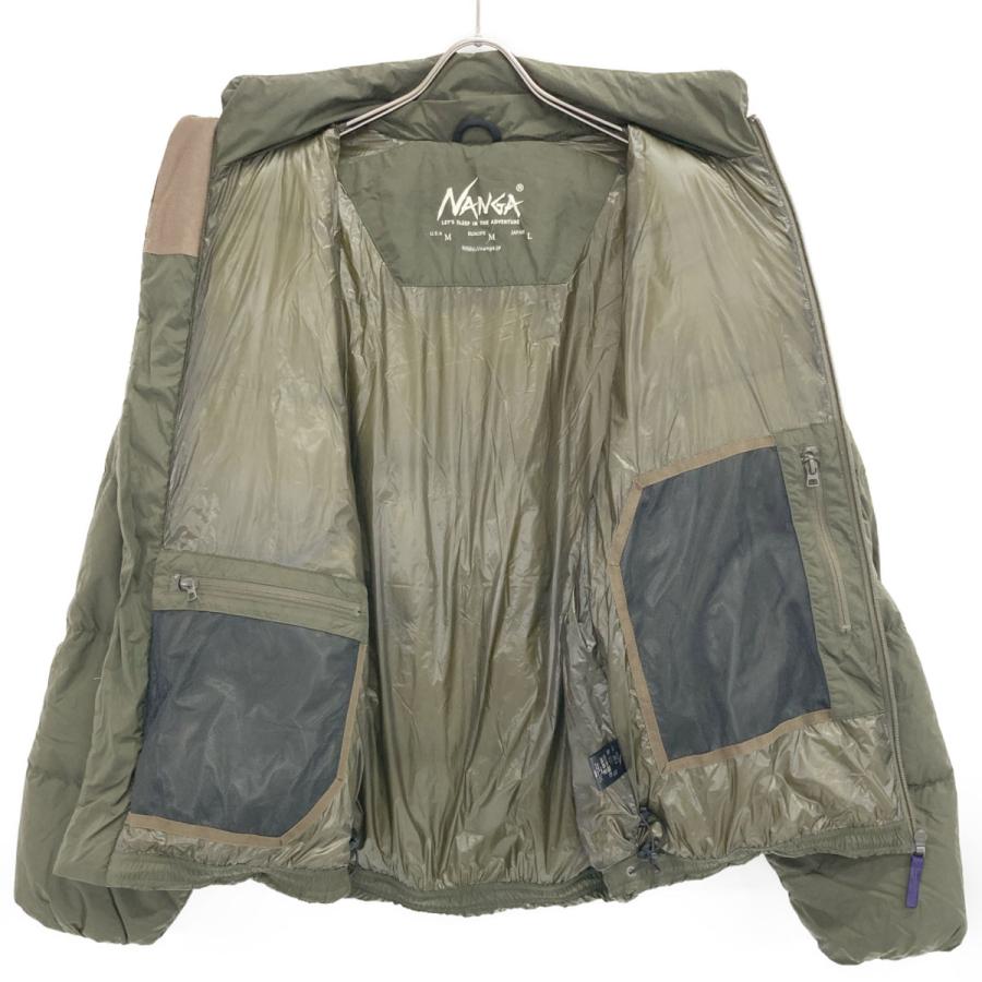 NANGA ナンガ 23A68 カーキ マゼノリッジ ダウンジャケット L