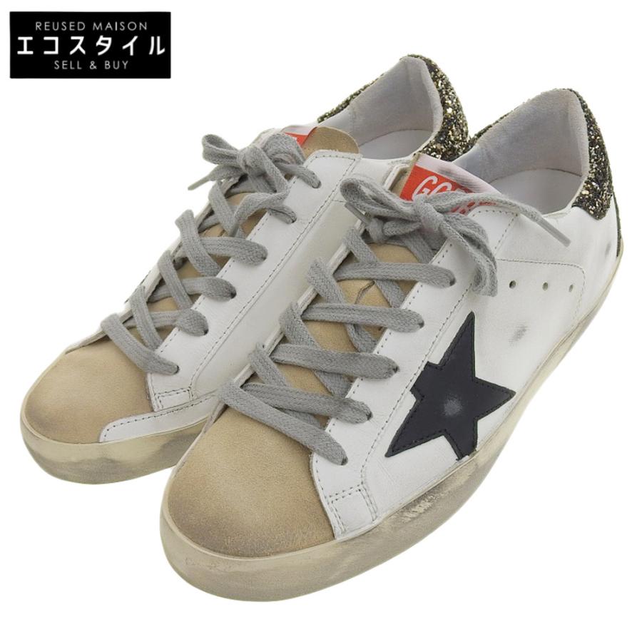 GOLDEN GOOSE 美品 ゴールデングース ダメージ加工 SUPER STAR CLASSIC 