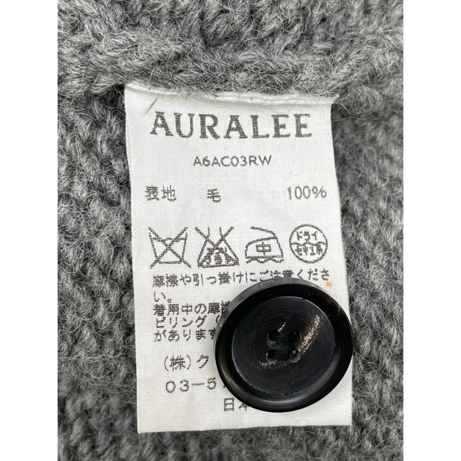 AURALEE オーラリー A6AC03RW グレー SUPER MILLED KNIT BIG CARDIGAN