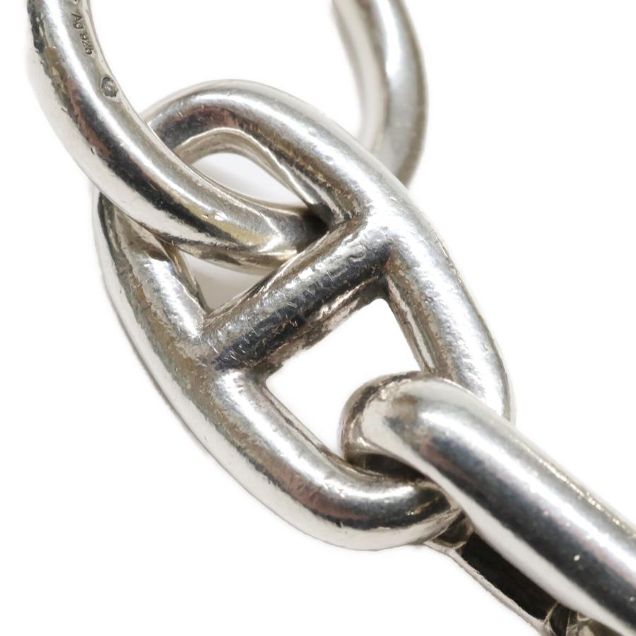 HERMES エルメス Ag925 アレアGM 11コマ ブレスレット シルバー メンズ