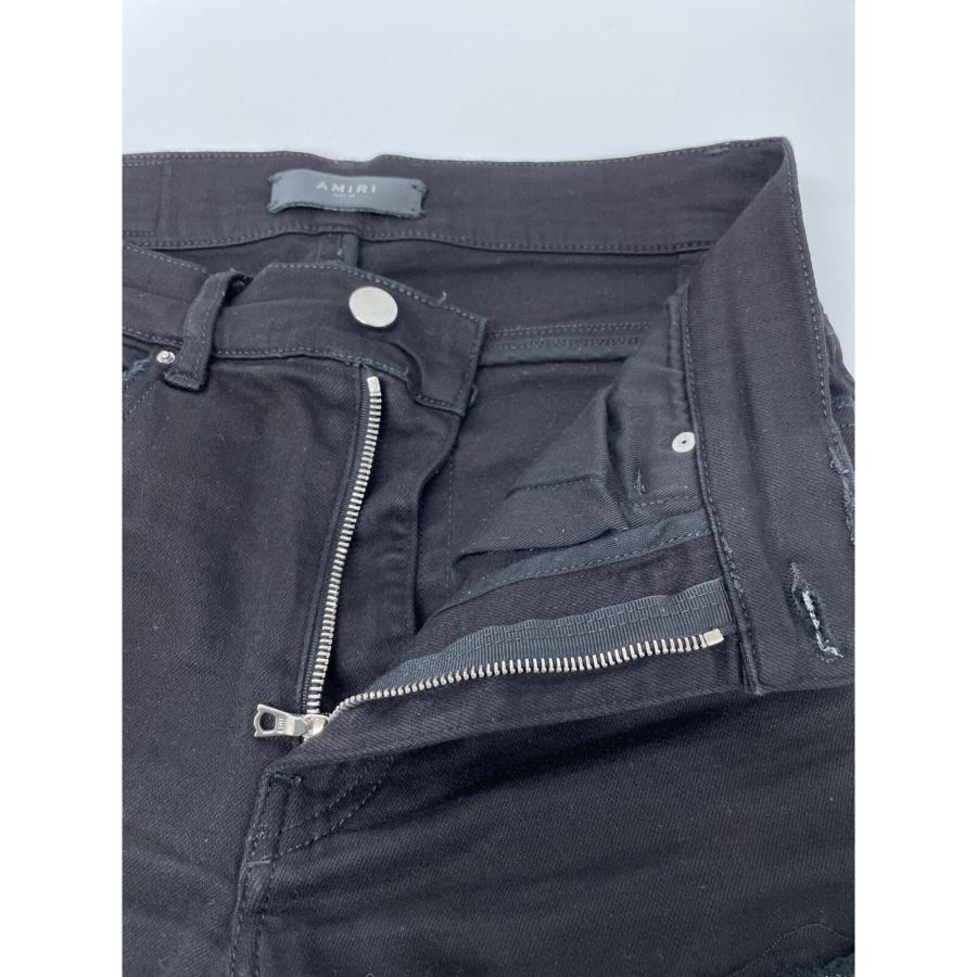 AMIRI アミリ ブラック クリスタル デストロイ スキニーパンツ AMIRI アミリ ブラック クリスタル デストロイ スキニーパンツ