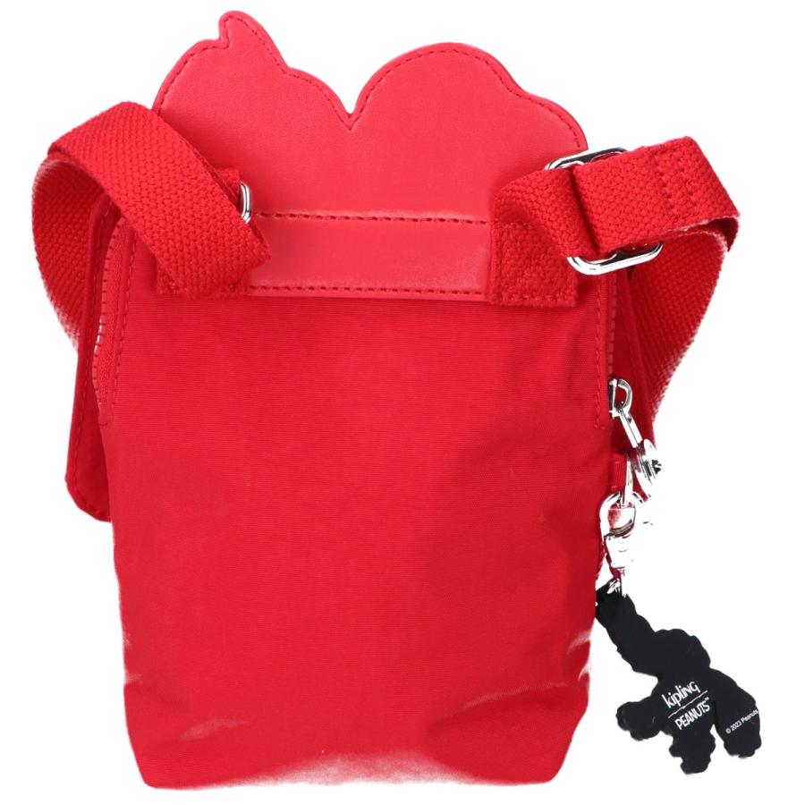 美品 Kipling キプリング x PEANUTS ピーナッツ KPKI7771PE91 レッド  