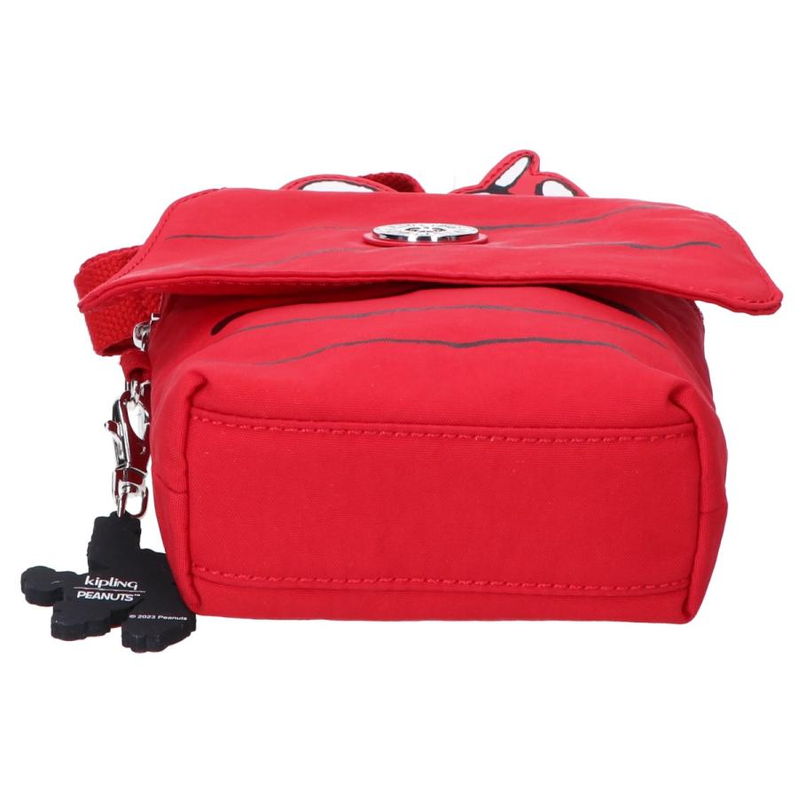 美品 Kipling キプリング x PEANUTS ピーナッツ KPKI7771PE91 レッド  