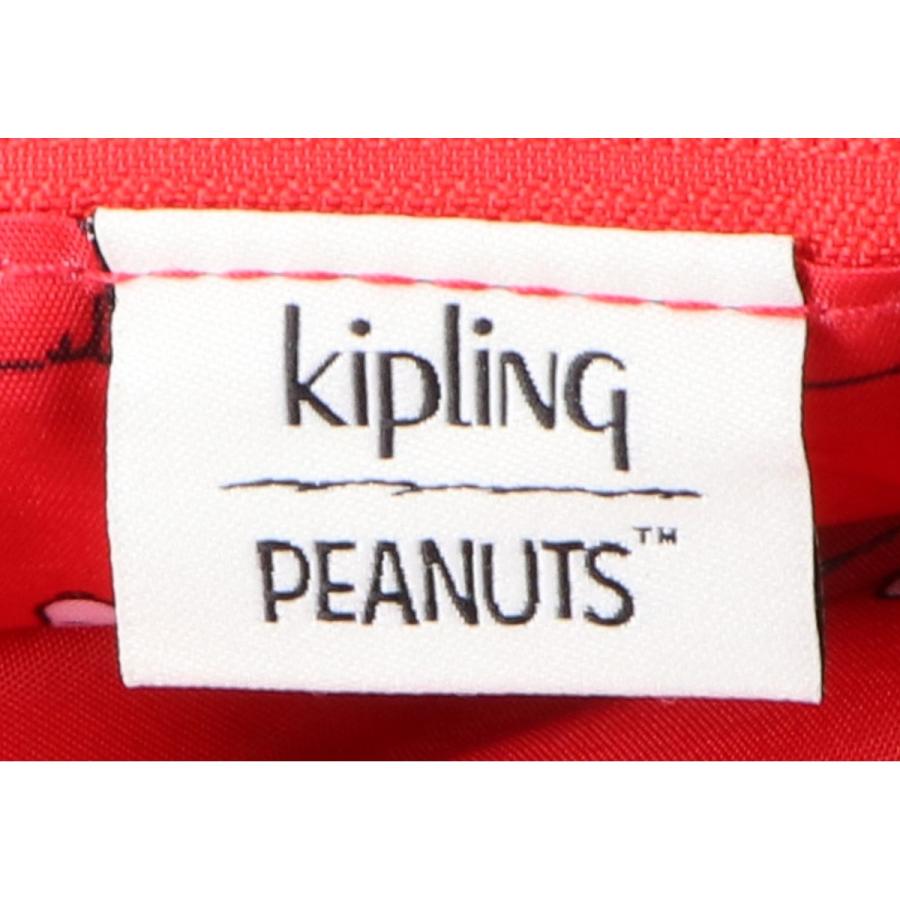 美品 Kipling キプリング x PEANUTS ピーナッツ KPKI7771PE91 レッド  