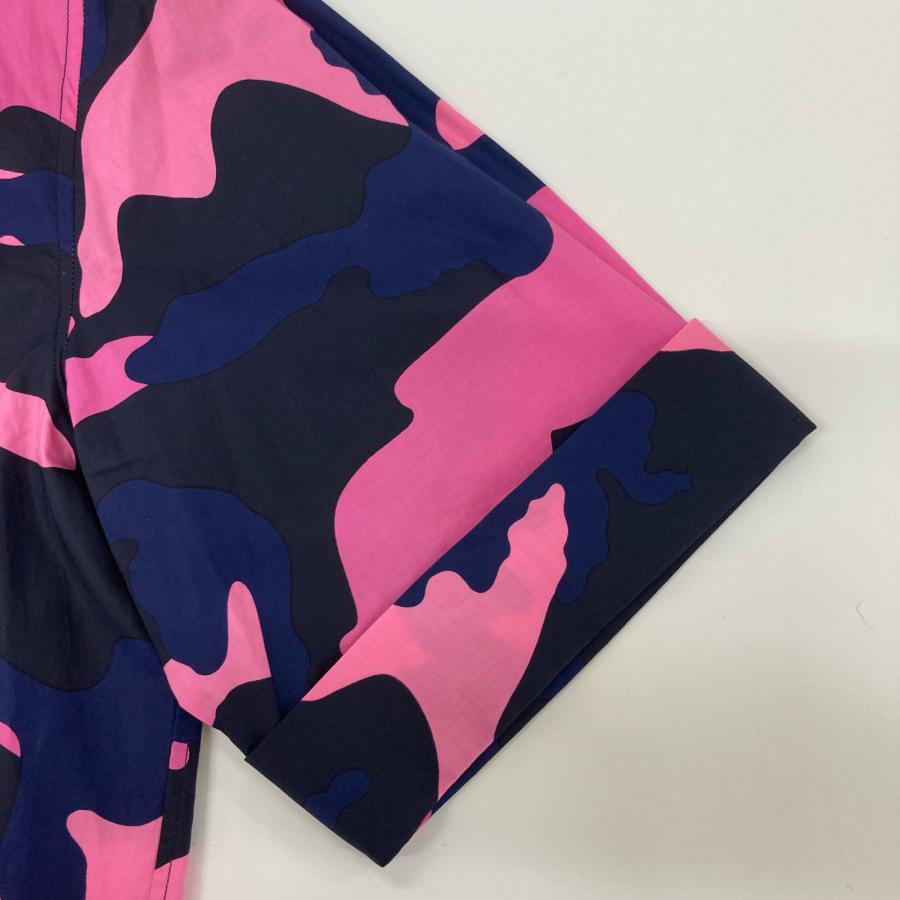 VALENTINO ヴァレンティノ 19年 TV3AA7695U9 ピンクxネイビー カモフラ  