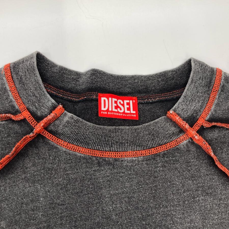DIESEL ディーゼル A10539 グレー T-WEEK-LS ロゴ アウトシーム DIESEL ディーゼル A10539 グレー T-WEEK-LS ロゴ アウトシーム