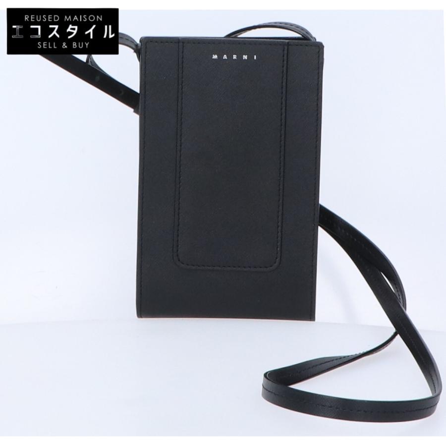 美品 MARNI マルニ 22AW TEMI0012U0 LV520 Z356N サフィアーノ フォン