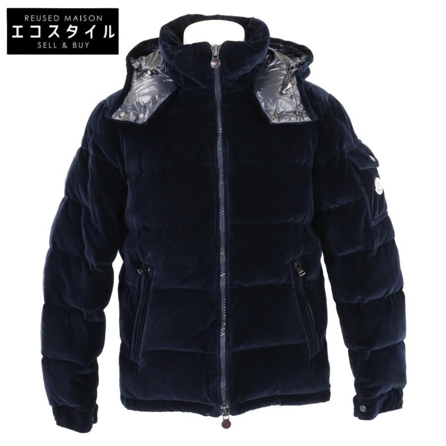 MONCLER 美品/国内正規 モンクレール MAY ベロア フード付ダウン MONCLER 美品/国内正規 モンクレール MAY ベロア フード付ダウン