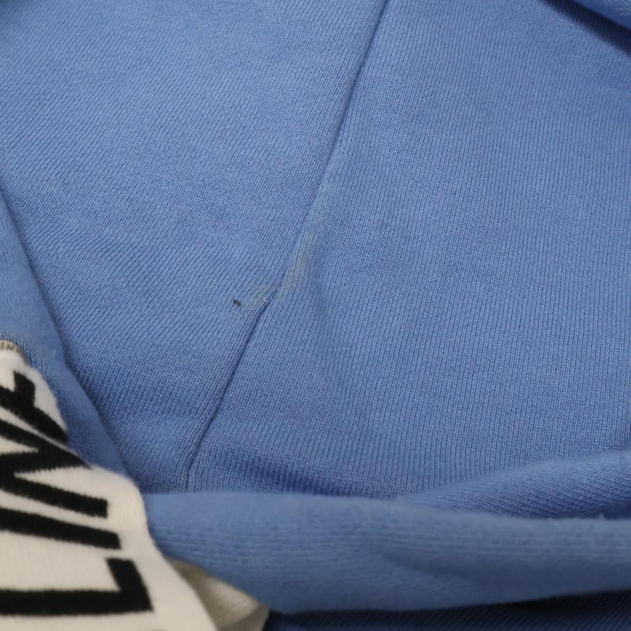 CELINE（セリーヌ） ブルー ルーズフーディ ドローコード パーカー XL