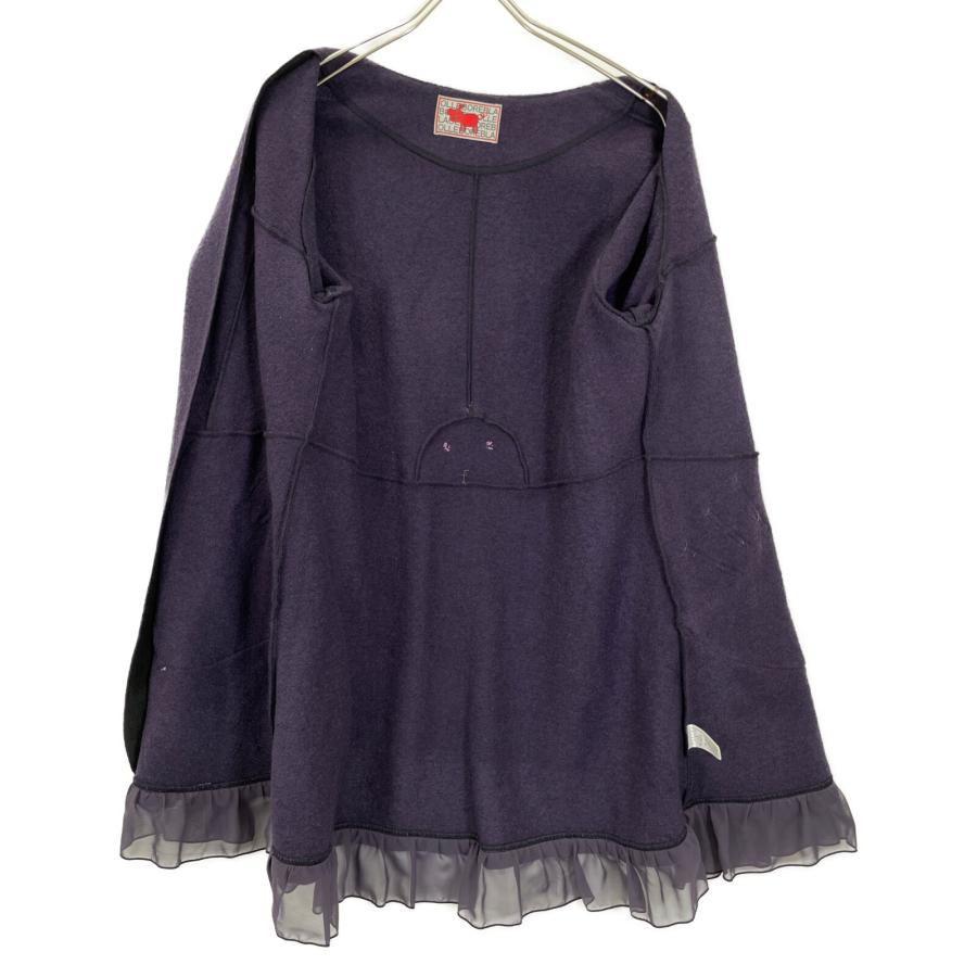 OLLEBOREBLA アルベロベロ パープル 豚さん 動物刺繍 ビジュー ノー