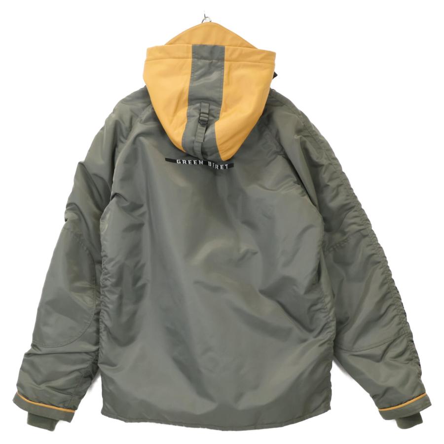 アヴィレックス 6192158 N-3B ﾚｻﾞｰﾌｰﾄﾞ ﾐﾘﾀﾘｰ ﾌﾗｲﾄｼﾞｬｹｯﾄ 2XL AVIREX（アヴィレックス） 6192158 N-3B レザーフード ミリタリー