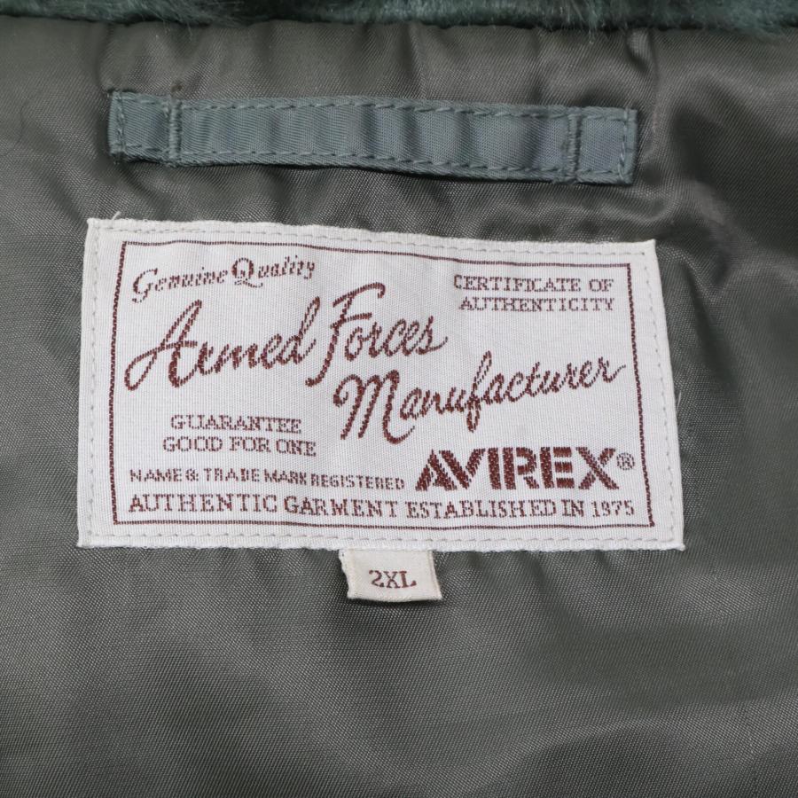 AVIREX（アヴィレックス） 6192158 N-3B レザーフード ミリタリー