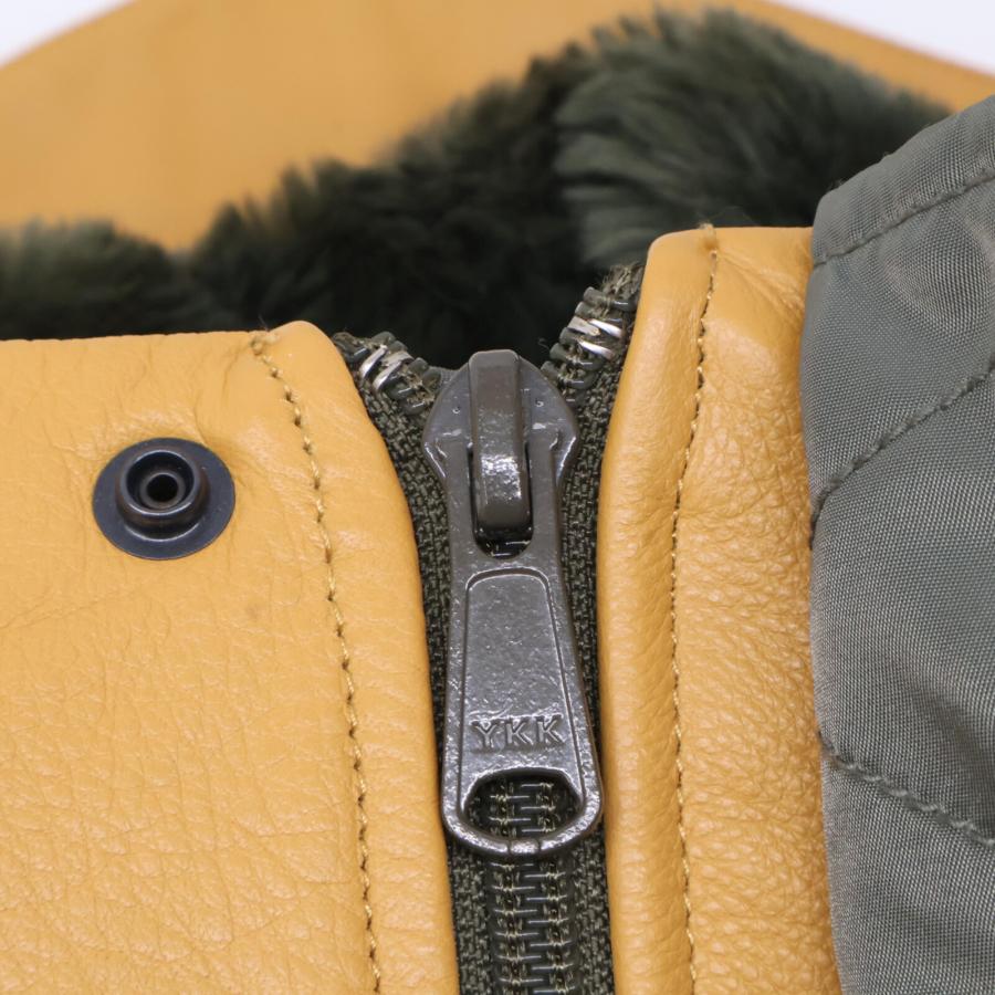 AVIREX（アヴィレックス） 6192158 N-3B レザーフード ミリタリー