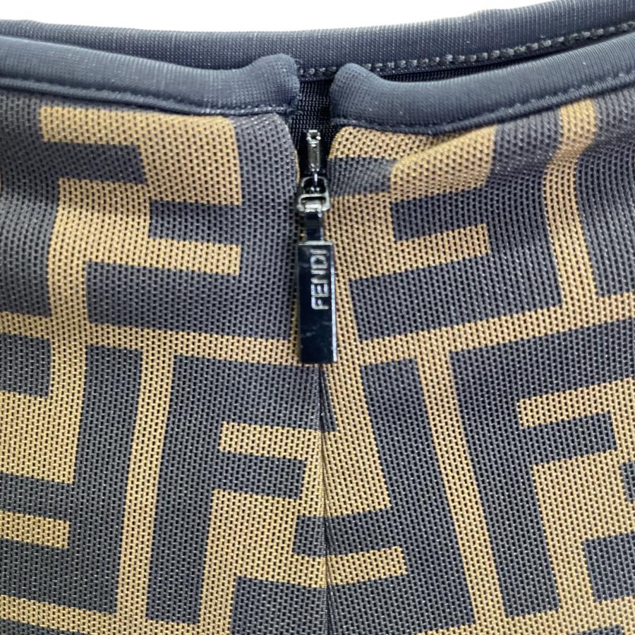 FENDI（フェンディ） FQ7062 A8G4 ブラウン レーヨン×エステル ズッカ