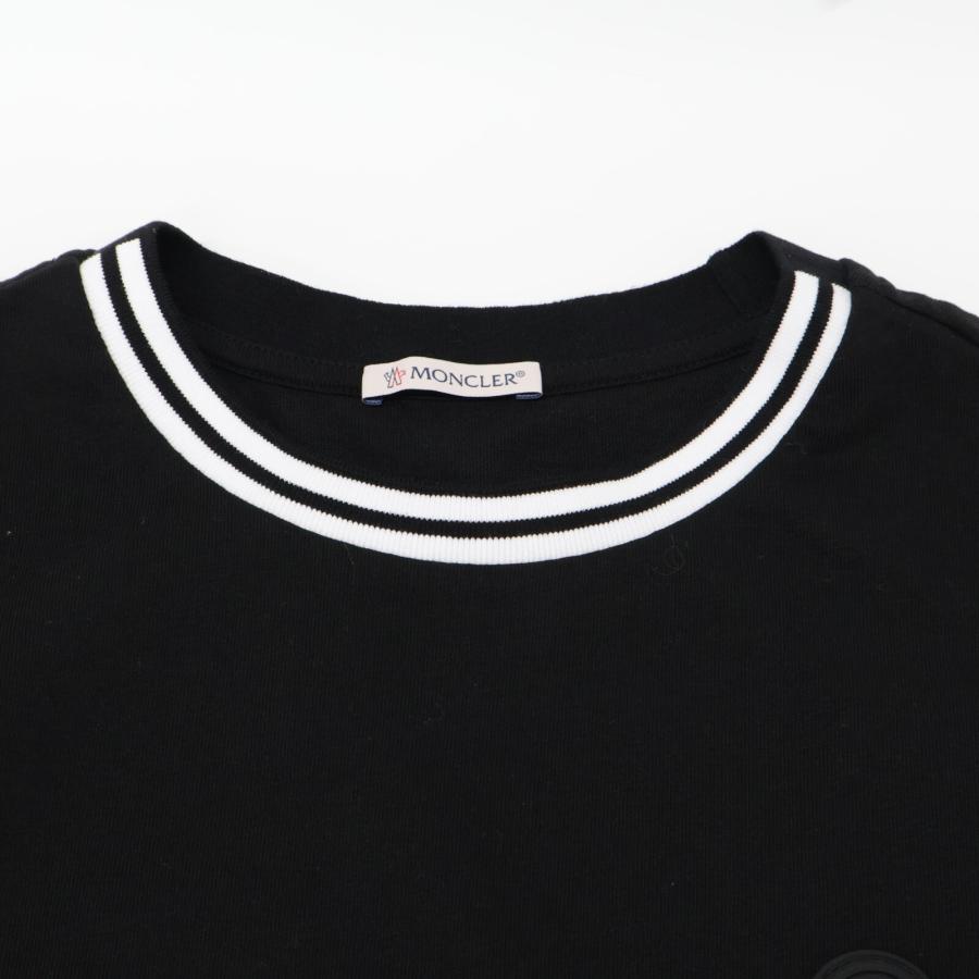 MONCLER モンクレール 19年 国内正規 ブラック ロゴパッチ リンガー T 