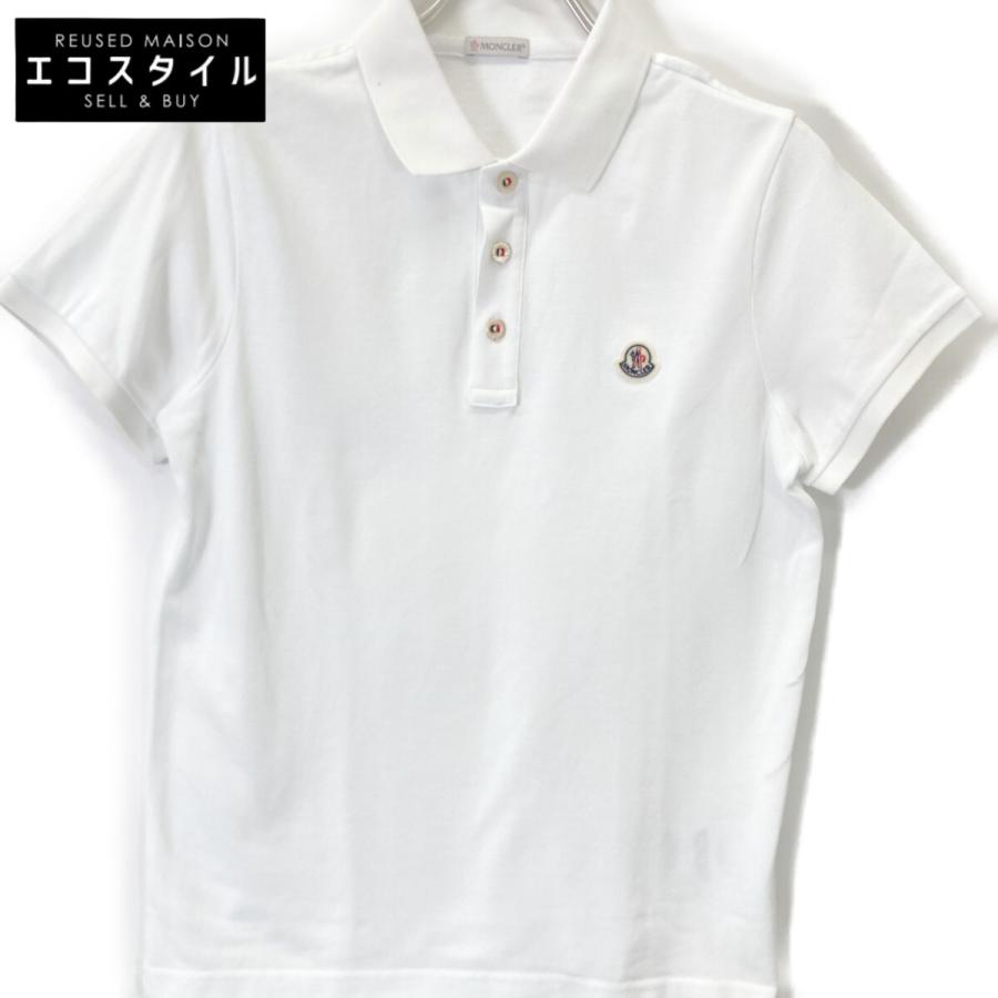 MONCLER モンクレール 18年 国内正規 ホワイト 胸ワッペンロゴ  