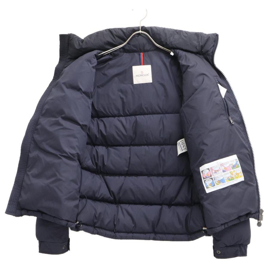 極美品MONCLER ネイビーフーデットロングジャケット サイズ2 MONCLER（モンクレール） MONCLER FLAMETTE フラメッテ ダウンコート