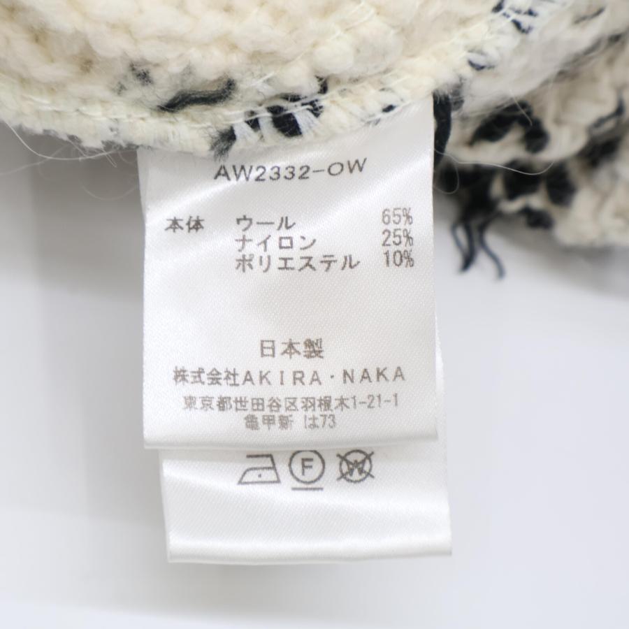 アキラナカ AW2332-OW ｵﾌﾎﾜｲﾄ Krista knit PO OW 1 AKIRA NAKA アキラナカ AW2332-OW オフホワイト Krista knit PO OW 1