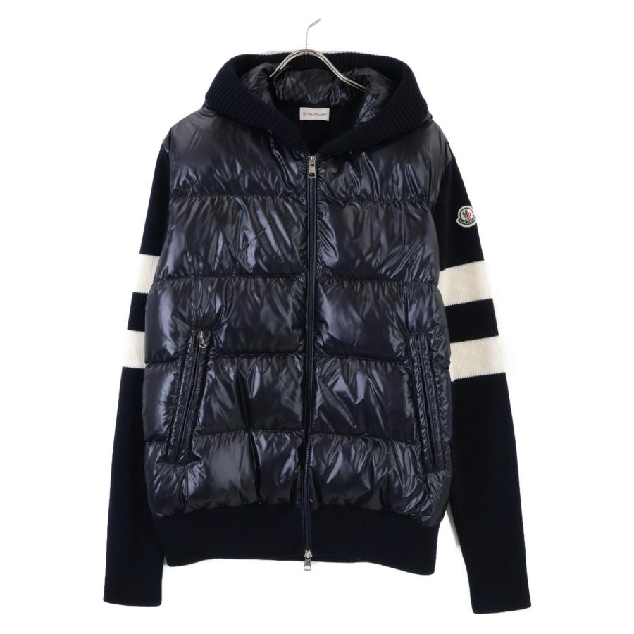 鑑定済・美品★モンクレール　CARDIGAN TRICOT ニット切り替えダウン MONCLER（モンクレール） 【超美品】モンクレール CARDIGAN TRICOT