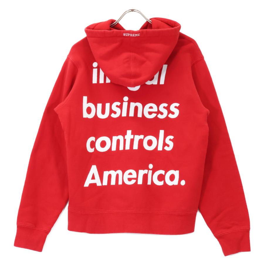 Illegal Business Hooded Sweatshirt 赤Ｓ Supreme（シュプリーム） Illegal business hoodie レッド フーディ
