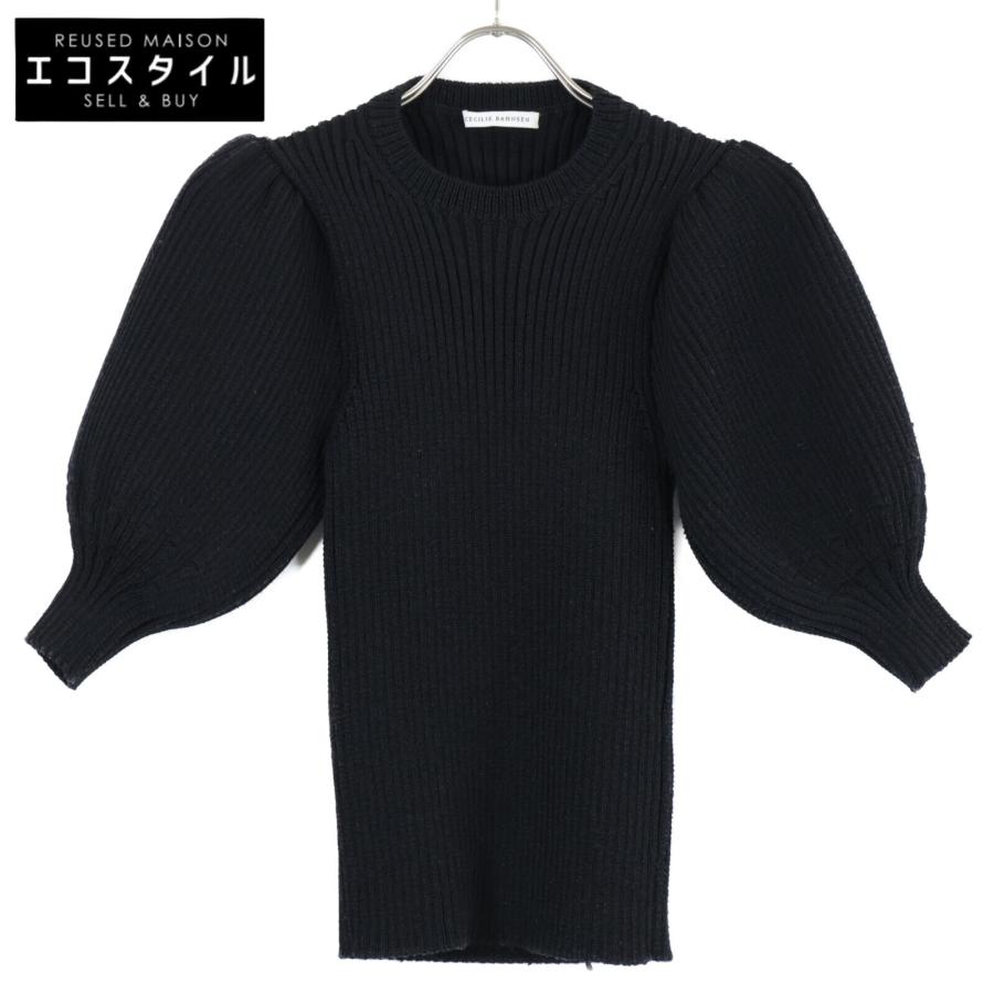 美品！】セシリーバンセンパフスリーブトップス黒