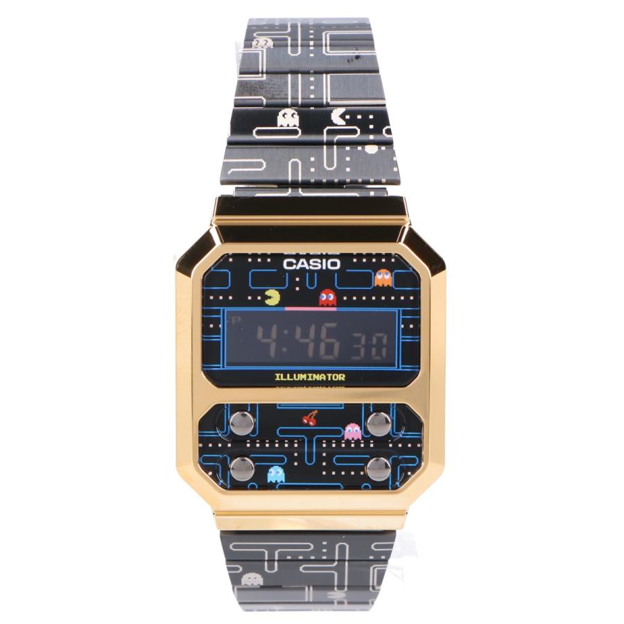未使用✨CASIO パックマンコラボ G-SHOCK A100WEPC-1BJR CASIO（カシオ） 新品同様/ A100WEPC-1BJR パックマンコラボ デジタル