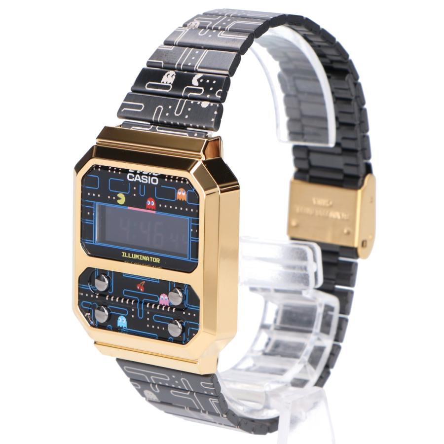 CASIO 新品同様/ カシオ A100WEPC-1BJR パックマンコラボ