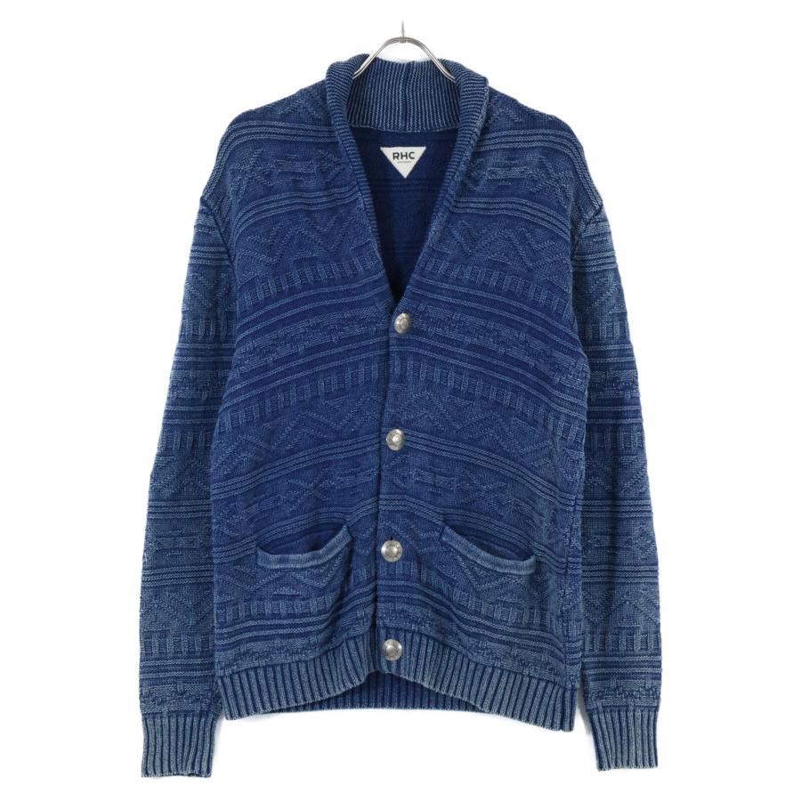 Ron Herman ロンハーマン インディゴ コンチョ釦 カーディガン  