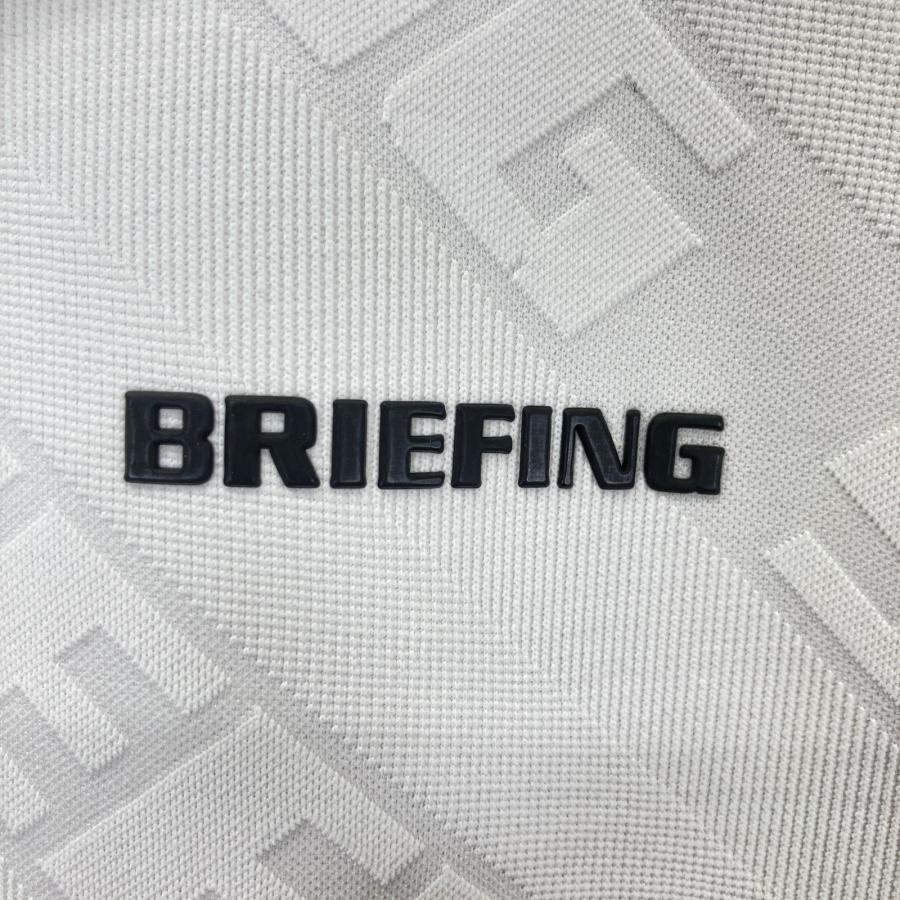 BRIEFING（ブリーフィング） BRG231M02 ホワイト SH MS BIAS LOGO HALF