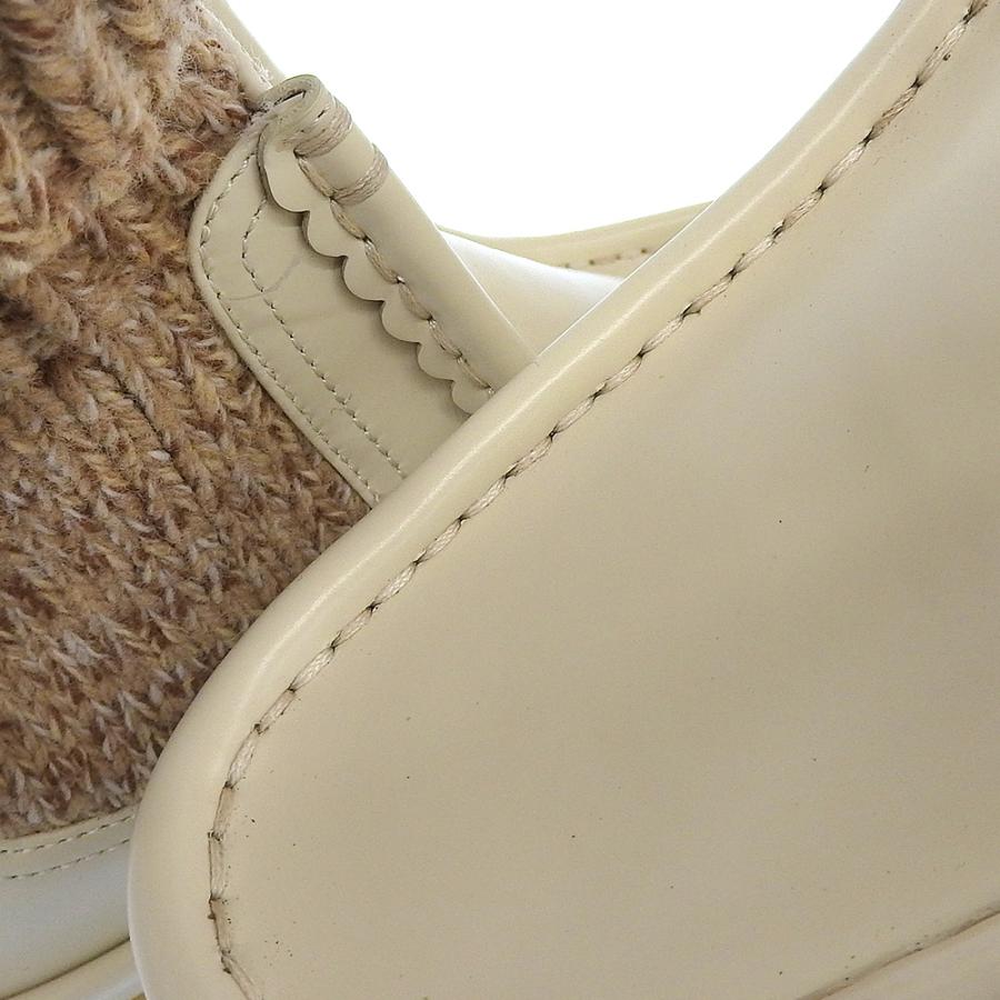 Chloe（クロエ） 美品 JAMIE ANKLE BOOT レザー ニットソックスブーツ