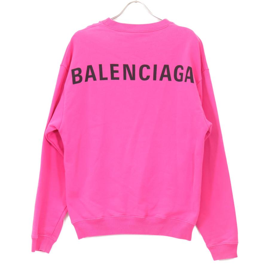 BALENCIAGA（バレンシアガ） 578132 ピンク バックロゴ スウェット