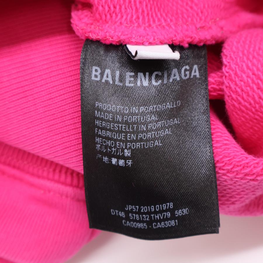 BALENCIAGA（バレンシアガ） 578132 ピンク バックロゴ スウェット
