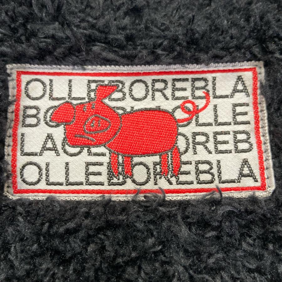 OLLEBOREBLA アルベロベロ ブラック 豚さん ロング フリース ボア