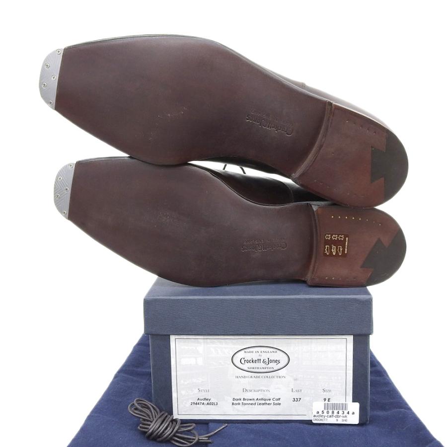 新品同様 Crockett＆Jones クロケット＆ジョーンズ スチールトゥ  