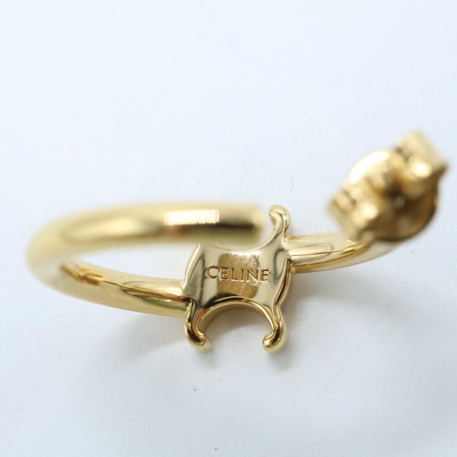 CELINE 美品 セリーヌ 460RD6BRA.35OR トリオンフ アシンメトリック  