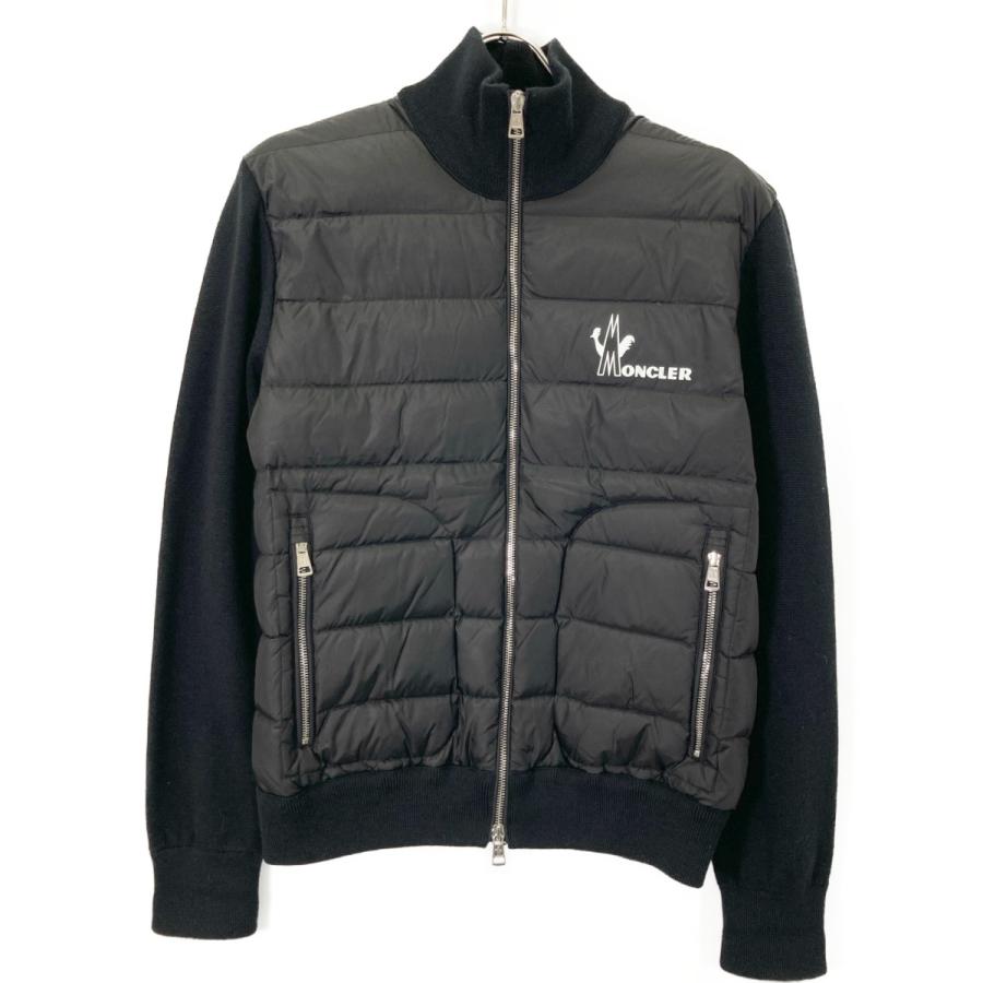 MONCLER モンクレールカーディガンニット切り替えブラックM MONCLER モンクレールカーディガンニット切り替えブラックM 楽天市場