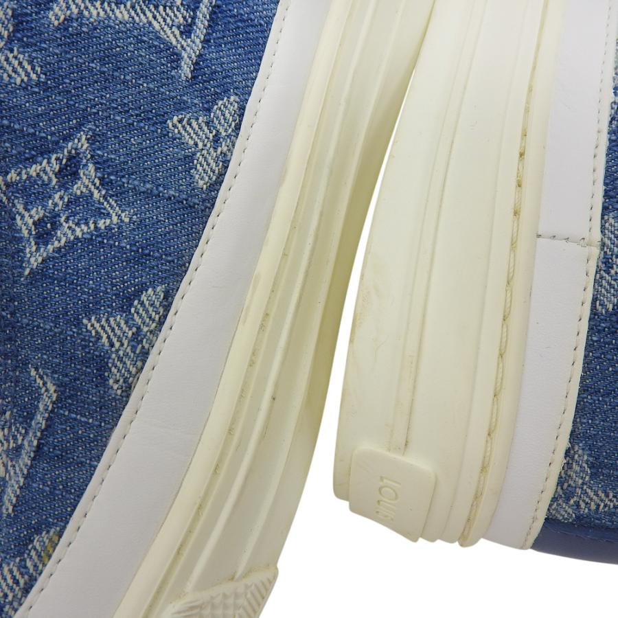 ✨美品✨ルイヴィトン モノグラム デニム ステラーライン ハイカット スニーカー 美品】ルイヴィトン モノグラム デニム ステラーライン