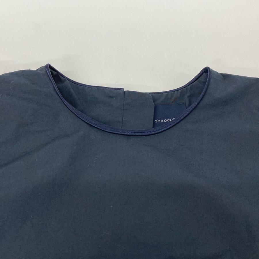 shirocon シロコン SC2121-008AW ネイビー パフューム ブラウス 36
