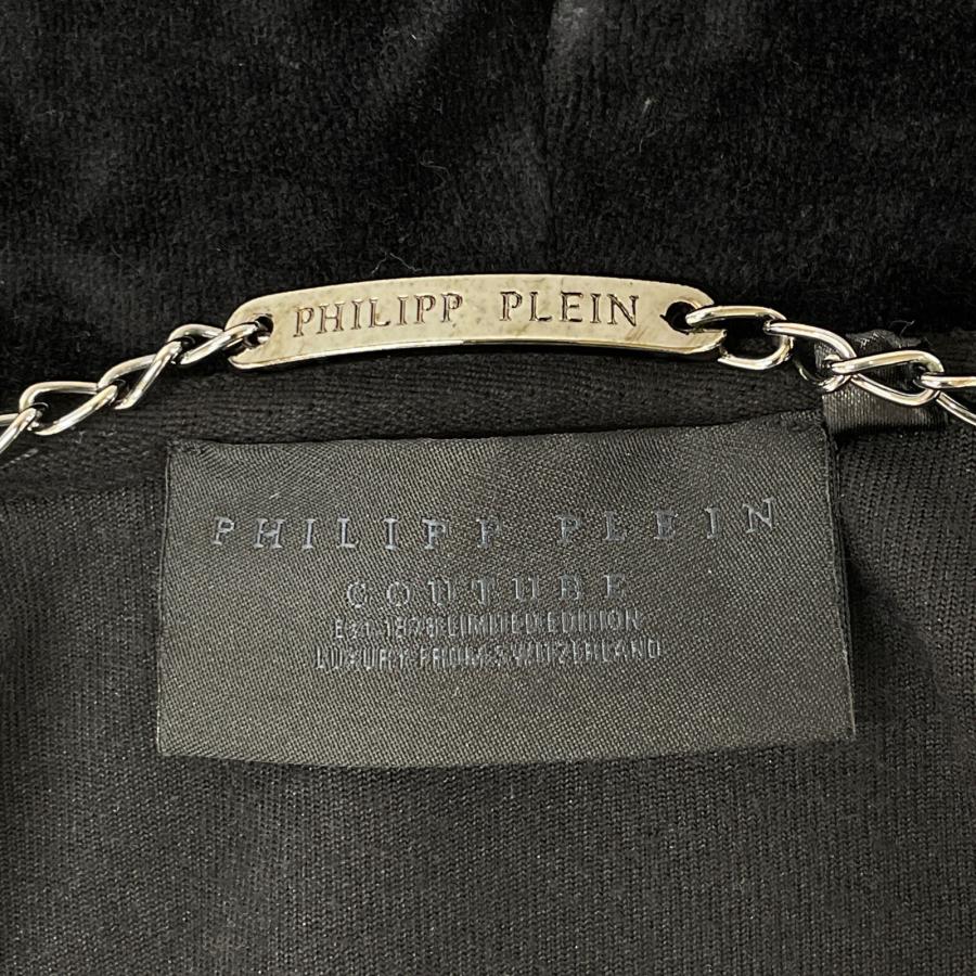 PHILIPP PLEIN フィリッププレイン ブラック ベロア スワロフスキー