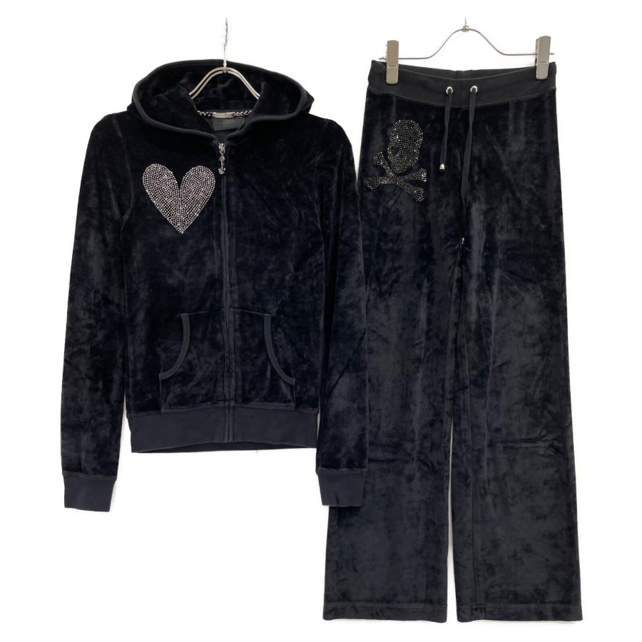 PHILIPP PLEIN（フィリッププレイン） ブラック ベロア スワロフスキー