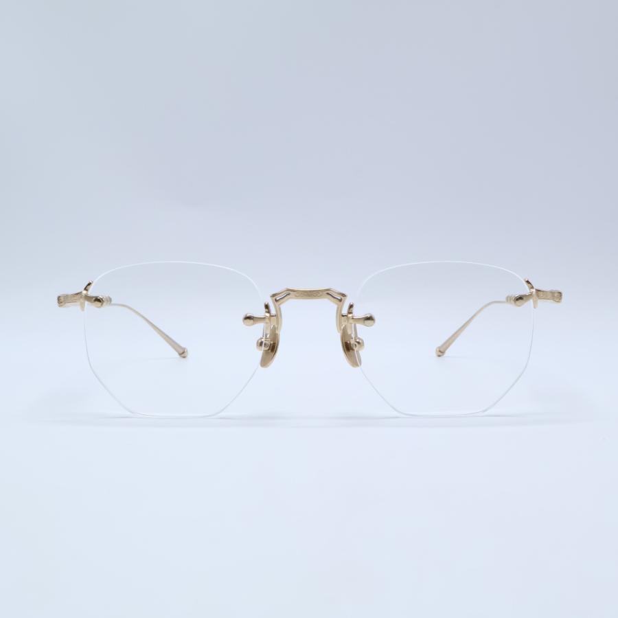 美品 MATSUDA マツダ M3104-A BG 度入りレンズ ヘキサゴン ツー