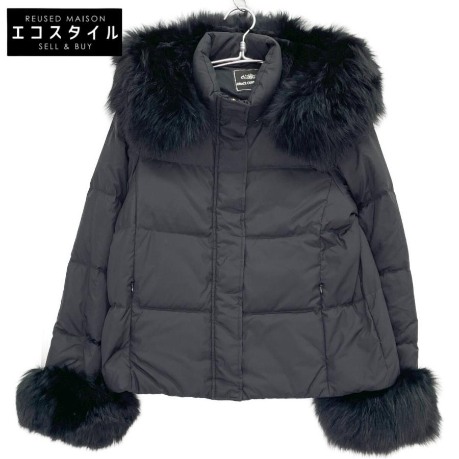 GRACE CONTINENTAL 黒 ダウンジャケット