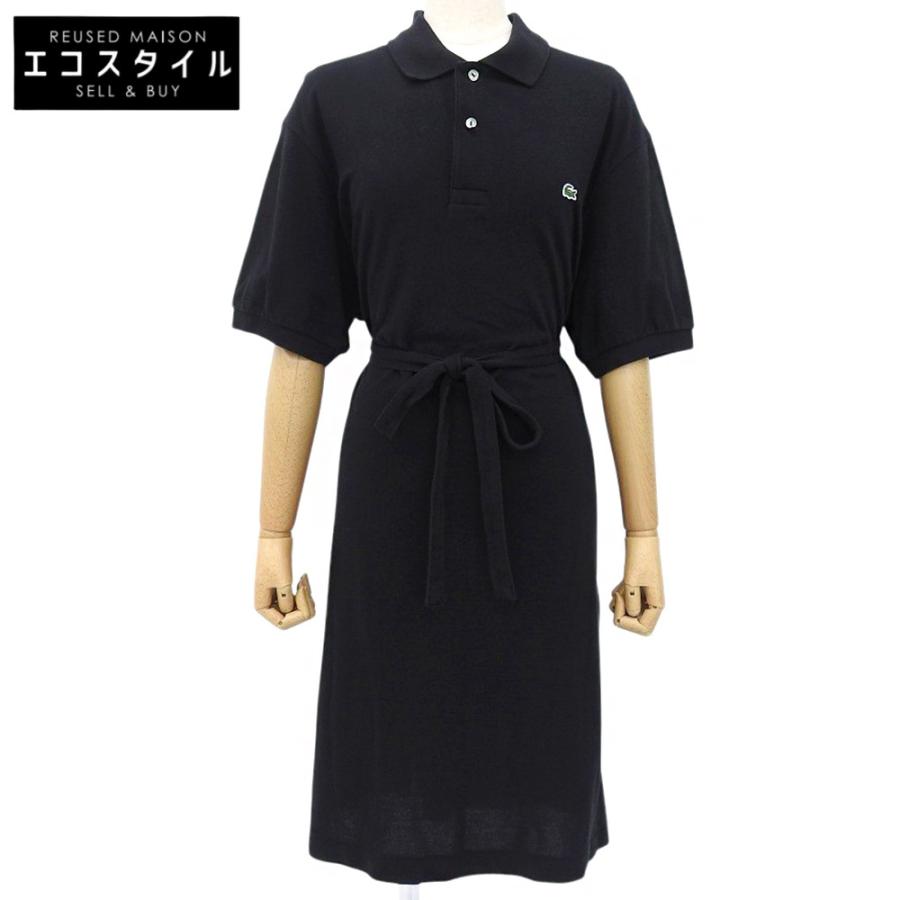 LACOSTE（ラコステ） 美品 ロング ワンポイント ポロシャツワンピース