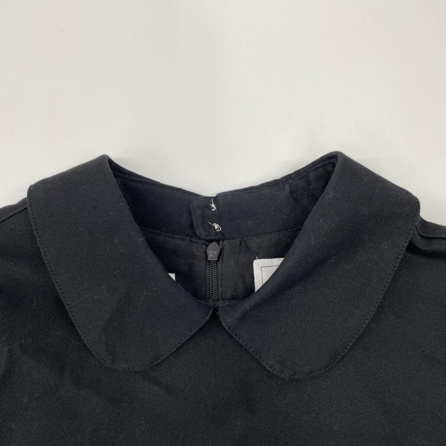 foufou フーフー ブラック ラウンドカラー フレアドレス 1 ワンピース  