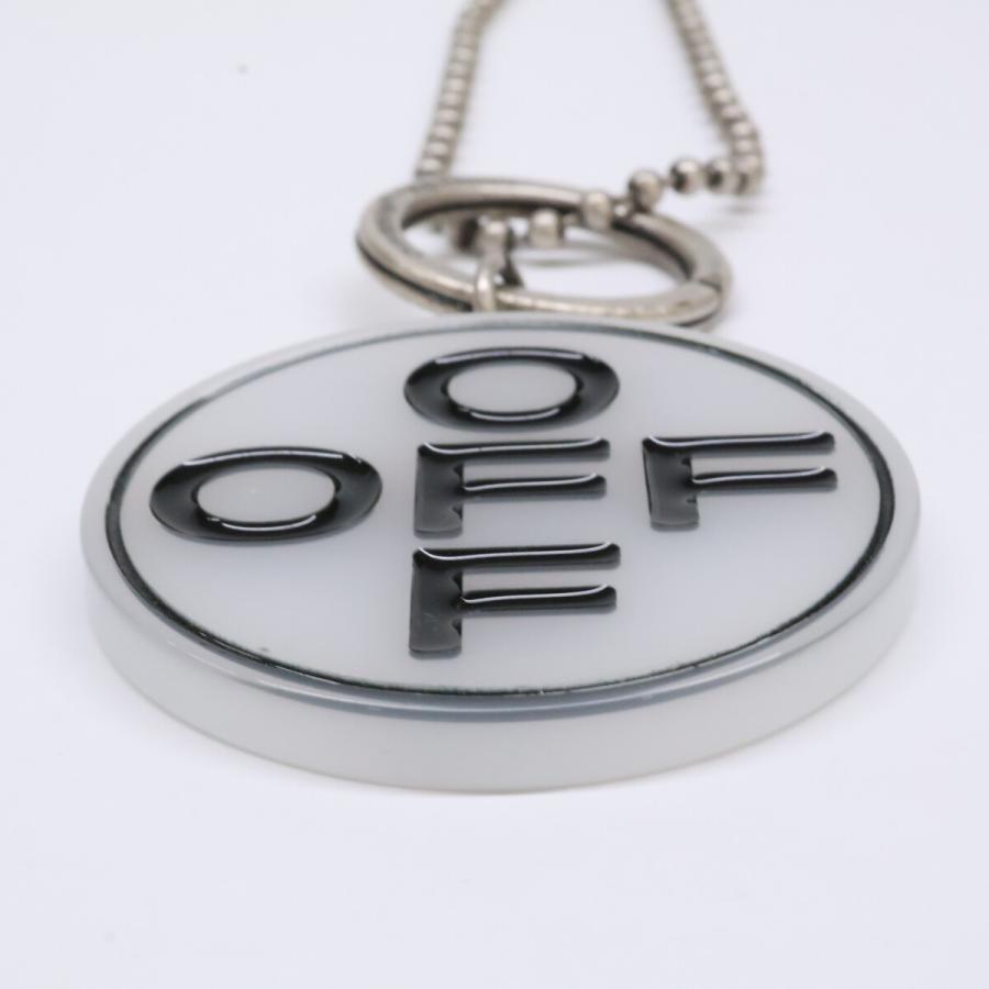 OFF-WHITE オフホワイト KEYRING ロング ボールチェーン ネックレス 